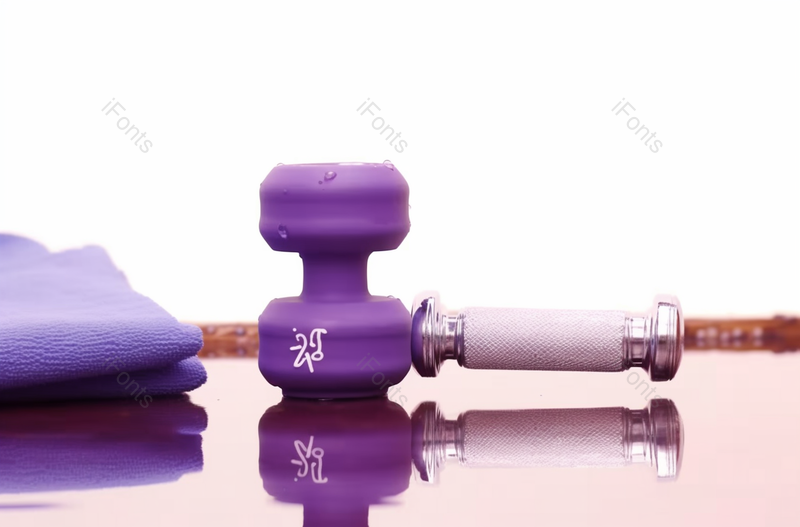 健身器械紫色的哑铃摄影图,高清,摄影图,摄影图片,图片大全,摄影图免费下载